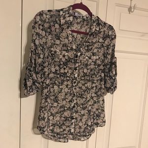 Express button up blouse